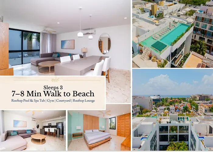 Apartament Luxury 1br With Rooftop Pool In Prime Playa Location *
